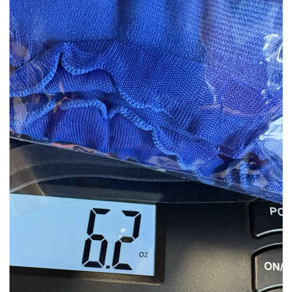 Y2K Arden B Women Medium Blue Black Cami Top Babydoll Ruffles Fairygoth Coquette - Picture 11 of 11